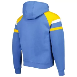 Men's Starter Powder Blue Los Angeles Chargers Draft Fleece Raglan Pullover Hoodie -Philadelphia Eaglest shop 5983176 ALT3