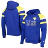 Men's Starter Royal Los Angeles Rams Draft Fleece Raglan Pullover Hoodie 2 Men's Starter Royal Los Angeles Rams Draft Fleece Raglan Pullover Hoodie -Philadelphia Eaglest shop 5983235