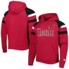 Men's Starter Cardinal Arizona Cardinals Draft Fleece Raglan Pullover Hoodie -Philadelphia Eaglest shop 5983241
