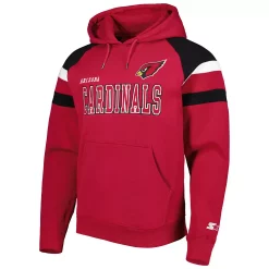 Men's Starter Cardinal Arizona Cardinals Draft Fleece Raglan Pullover Hoodie 8 Men's Starter Cardinal Arizona Cardinals Draft Fleece Raglan Pullover Hoodie -Philadelphia Eaglest shop 5983241 ALT2