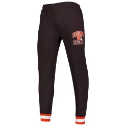 Men's Starter Brown Cleveland Browns Blitz Fleece Jogger Pants -Philadelphia Eaglest shop 5983275 ALT2