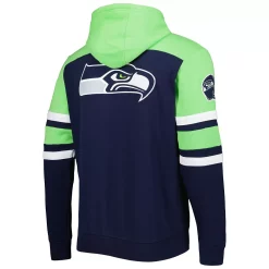 Men's Starter Navy Seattle Seahawks Extreme Full-Zip Hoodie Jacket -Philadelphia Eaglest shop 5983328 ALT3