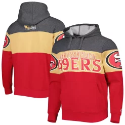 Men's Starter Heather Charcoal/Scarlet San Francisco 49ers Extreme Pullover Hoodie