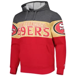 Men's Starter Heather Charcoal/Scarlet San Francisco 49ers Extreme Pullover Hoodie -Philadelphia Eaglest shop 5993764 ALT2