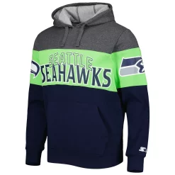 Men's Starter Heather Charcoal/College Navy Seattle Seahawks Extreme Pullover Hoodie 7 Men's Starter Heather Charcoal/College Navy Seattle Seahawks Extreme Pullover Hoodie -Philadelphia Eaglest shop 5993773 ALT2