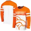 Men's Starter Orange/White Denver Broncos Halftime Long Sleeve T-Shirt -Philadelphia Eaglest shop 5994751