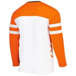 Men's Starter Orange/White Denver Broncos Halftime Long Sleeve T-Shirt -Philadelphia Eaglest shop 5994751 ALT3