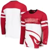 Men's Starter Cardinal/White Arizona Cardinals Halftime Long Sleeve T-Shirt -Philadelphia Eaglest shop 5994785