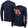 Men's Starter Navy Arizona Cardinals Halftime Long Sleeve T-Shirt 2 Men's Starter Navy Arizona Cardinals Halftime Long Sleeve T-Shirt -Philadelphia Eaglest shop 6011712