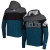 Men's Starter Heather Charcoal/Midnight Green Philadelphia Eagles Extreme Pullover Hoodie -Philadelphia Eaglest shop 6024447