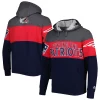 Men's Starter Heather Charcoal/Navy New England Patriots Extreme Pullover Hoodie -Philadelphia Eaglest shop 6064168