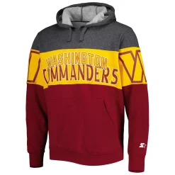 Men's Starter Heather Charcoal/Burgundy Washington Commanders Extreme Pullover Hoodie 8 Men's Starter Heather Charcoal/Burgundy Washington Commanders Extreme Pullover Hoodie -Philadelphia Eaglest shop 6078556 ALT2