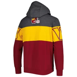 Men's Starter Heather Charcoal/Burgundy Washington Commanders Extreme Pullover Hoodie 9 Men's Starter Heather Charcoal/Burgundy Washington Commanders Extreme Pullover Hoodie -Philadelphia Eaglest shop 6078556 ALT3