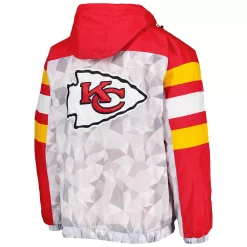 Men's Starter White/Red Kansas City Chiefs Thursday Night Gridiron Raglan Half-Zip Hooded Jacket 8 Men's Starter White/Red Kansas City Chiefs Thursday Night Gridiron Raglan Half-Zip Hooded Jacket -Philadelphia Eaglest shop 6080287 ALT3