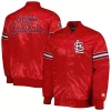 Men's Starter Red St. Louis Cardinals Pick & Roll Satin Varsity Full-Snap Jacket -Philadelphia Eaglest shop 6134285