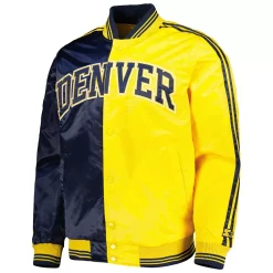 Men's Starter Navy/Gold Denver Nuggets Fast Break Satin Full-Snap Jacket 8 Men's Starter Navy/Gold Denver Nuggets Fast Break Satin Full-Snap Jacket -Philadelphia Eaglest shop 6156749 ALT2