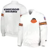 Men's Starter White Chicago Bears The Power Forward Full-Snap Jacket -Philadelphia Eaglest shop 6157402