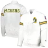 Men's Starter White Green Bay Packers The Power Forward Full-Snap Jacket 2 Men's Starter White Green Bay Packers The Power Forward Full-Snap Jacket -Philadelphia Eaglest shop 6157505
