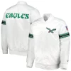 Men's Starter White Philadelphia Eagles The Power Forward Full-Snap Jacket 1 Men's Starter White Philadelphia Eagles The Power Forward Full-Snap Jacket -Philadelphia Eaglest shop 6164546