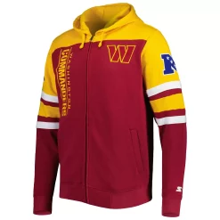 Men's Starter Burgundy Washington Commanders Extreme Full-Zip Hoodie Jacket 8 Men's Starter Burgundy Washington Commanders Extreme Full-Zip Hoodie Jacket -Philadelphia Eaglest shop 6165095 ALT2