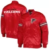 Men's Starter Red Atlanta Falcons The Pick and Roll Full-Snap Jacket -Philadelphia Eaglest shop 6165444