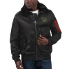 Men's Starter x Ty Hopkins Black New York Yankees Black History Month Satin Full-Zip Jacket -Philadelphia Eaglest shop 6220408